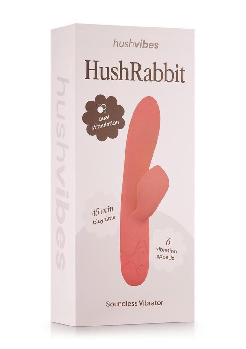Hush Silicone Rabbit Vibrator - Pink