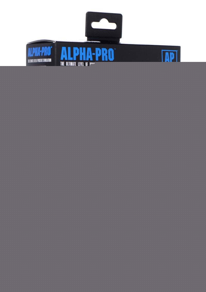 Alpha-Pro 7x P-Thump Rechargeable Vibrating Tapping Silicone Prostate Stimulator - Black