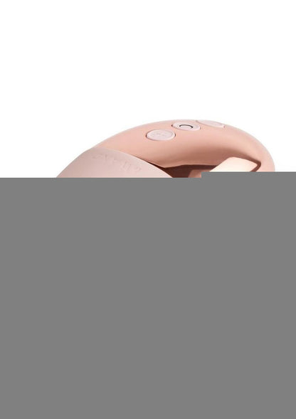 Le Wand Point Rechargeable Silicone Contoured Mini Vibrator - Rose Goild - Rose Gold